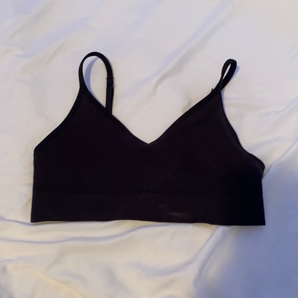Black Sports Bra